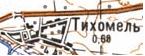 Топографічна карта Тихомелі
