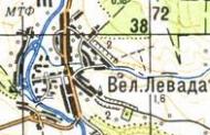 Топографічна карта Великої Левади