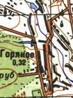 Топографічна карта Горяного