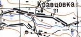 Топографічна карта Кравцівки