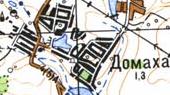 Топографічна карта Домахи