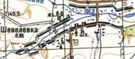 Топографічна карта Шевелівки