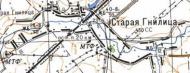 Топографічна карта Старої Гнилиці
