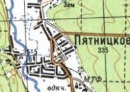 Топографічна карта П'ятницького