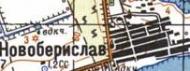 Топографічна карта Новоберислава