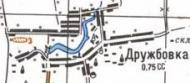 Топографічна карта Дружбівки