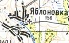 Топографічна карта Яблунівки