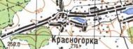 Топографічна карта Красногірки