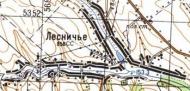 Топографічна карта Лісничого