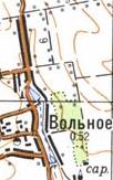 Топографічна карта Вільної