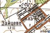Топографічна карта Зайцевого