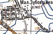 Топографічна карта Малої Зубівщиної