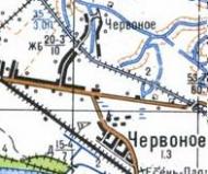 Топографічна карта Червоного