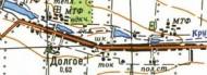 Топографічна карта Довгого